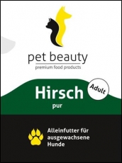 Hirsch pur | Nassfutter fr Hunde | 800g
