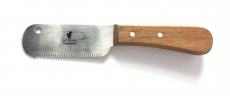 pet beauty Trimmmesser mit Holzgriff | Klassik gro | Gesamtlnge 16.5 cm