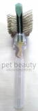 ActiVet Brush MEDIUM grn Flitter 4,5 cm | exklusive Brsten fr Hunde und Katzen