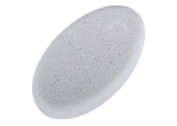 Show Tech Groom Stone Oval | Weiß | 8,5x4,9x2cm | Trimmstein