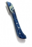 pet beauty Trimmmesser als Satz oder einzeln | 6 Stck | blauer Holzgriff | Gesamtlnge 14cm