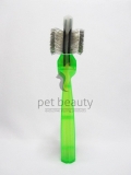 ActiVet Pro Brush Weich 4,5 cm grn | exklusive Brsten fr Hunde und Katzen