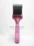 ActiVet Pro TuffFinishcoater 4,5 cm lila/silber | exklusive Brsten fr Hunde und Katzen