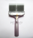 ActiVet Pro TuffFinishcoater MEGA 9 cm lila/silber | exklusive Bürsten für Hunde und Katzen
